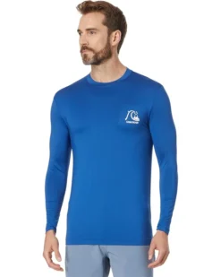 Quiksilver DNA Bubble Logo Long Sleeve Surf Tee Rashguard | Swimwear