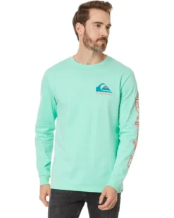 Quiksilver Comp Logo Long Sleeve Screen Tee | Shirts & Tops