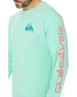 Quiksilver Comp Logo Long Sleeve Screen Tee | Shirts & Tops -Shoe Trendy Shop 71O7T5rLBZL. AC SR736920