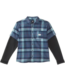 Quiksilver Kids Check This Up Long Sleeve (Big Kids) | Shirts & Tops