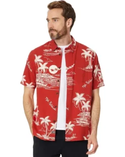 Quiksilver Waterman Ahi Holiday Short Sleeve Woven | Shirts & Tops